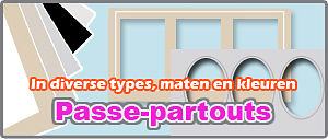 Passepartouts ook op maat gesneden