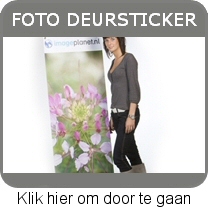 Foto van deursticker