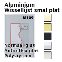 aluminium wissellijst m109