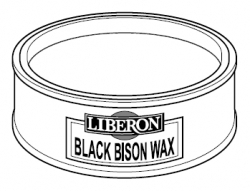 Black bison wax