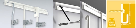 Schilderijrail Classic+ rail