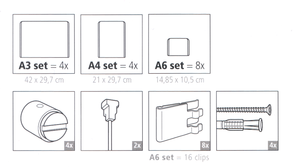 Inhoud all-in Display-It Completo