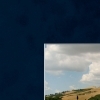 blauw-met-witte-kern-passe-partout-op-maat