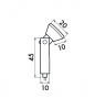 plafondbevestiging-zelfklemmend-1,2-mm-DO1NI-zilver
