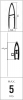 magazine-rail-zwart-99-cm