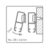 cliprail-pro-wit-200-cm