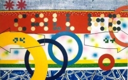 Schilderij-Digitale-Stroom-van-kunstenaar-Henk-de-Bouter