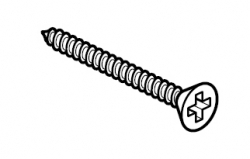 schroef-verzonken-kop-wit