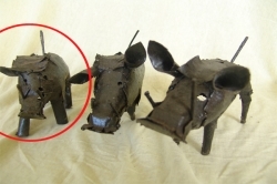 beeld-warthog---metalen-beeld-van-een-zwijn---zie-afbeelding