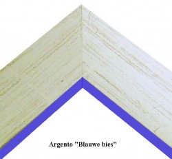 houten-wissellijst-Argento-op-maat-Zilver-met-blauwe-bies