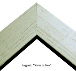 houten-wissellijst-Argento-op-maat-Zilver-met-zwarte-bies