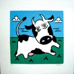 zeefdruk-Karnemelk-Koei-Henk-de-Bouter