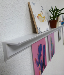 info-rail-plus-wit-200-cm-inclusief-bevestigingsmateriaal-en-ein