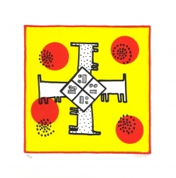 zeefdruk-Vier-Honden---Henk-de-Bouter