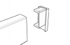 cliprail-wit-200-cm