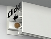 Click-rail-pro,-alu-geborsteld,-200-cm-(5-stuks)