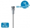 staaldraad RVS + twister 1,8 mm 250 cm (10 stuks) staaldraad-RVS-+-twister-1,8-mm-250-cm-(10-stuks)