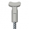 staaldraad + solid draad 1,8mm 500cm RVS 20kg staaldraad-+-solid-draad-1,8mm-500cm-RVS-20kg