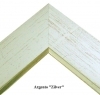 houten wissellijst Argento op maat Zilver met zilveren bies houten-wissellijst-Argento-op-maat-Zilver-met-zilveren-bies