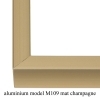 wissellijst op maat aluminium backloader champagne wissellijst-op-maat-aluminium-backloader-champagne