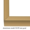 wissellijst op maat aluminium backloader mat goud wissellijst-op-maat-aluminium-backloader-mat-goud