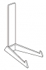 moderne verticale staander per 3st vast model kunststof 19-25 cm moderne-verticale-staander-per-3st-vast-model-kunststof-19-25-cm