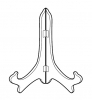 standaard transparant klassiek voor 8-15cm hoog RACO-11 45 10 standaard-transparant-klassiek-voor-8-15cm-hoog-RACO-11-45-10